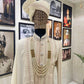 Ivory Groomswear Sherwani With Blush Pink Handwork