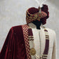 Ivory Threadwork Sherwani Set With Pink Hints