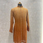 Ombre Dyed Chikankari Kurta Set With Sequins