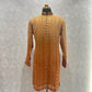 Ombre Dyed Chikankari Kurta Set With Sequins