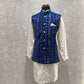 Mirrorwork Embroidery Kurta Jacket Set