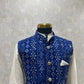 Mirrorwork Embroidery Kurta Jacket Set