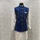 Mirrorwork Embroidery Kurta Jacket Set