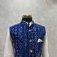 Mirrorwork Embroidery Kurta Jacket Set