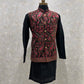 Kashmiri Embroidery Kurta Jacket Set