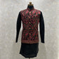 Kashmiri Embroidery Kurta Jacket Set