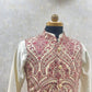 Kashmiri Embroidery Kurta Jacket Set