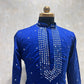 Hand Embroidered Real Glass Work Kurta Set