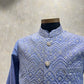 Chikankari Embroidery Kurta Jacket Set