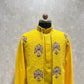 Hand Embroidered Open Kurta Jacket Set