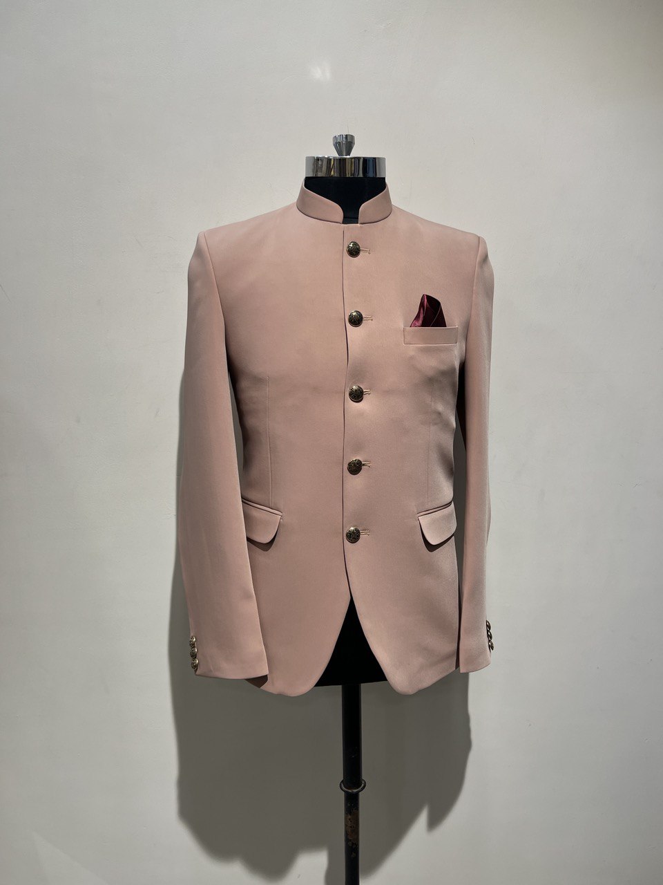 Formal Solid Bandhgala Suit Set