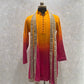 Ombre Effect Kurta Dupatta Set