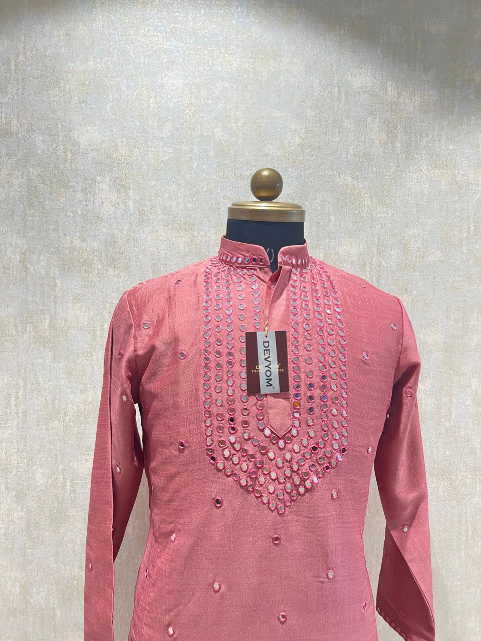 Real Glasswork Kurta Dupatta Set