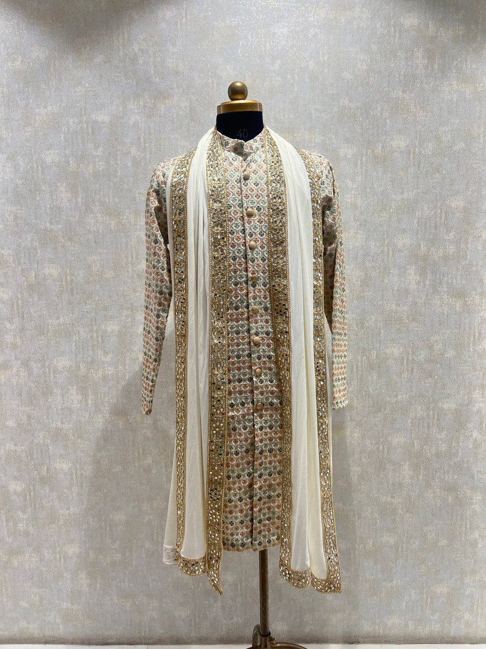 Multicolored Kurta Dupatta Set