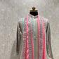 Multicolored Mirrorwork Kurta Dupatta Set