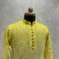 Ombre Effect Mirrorwork Kurta Set