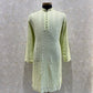 Mens Motif Work Chikankari Sequins Kurta Set