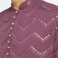 Grape Sequin Work Kurta Set