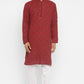 Chikankari Kurta Set With Motif Embroidery