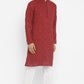 Chikankari Kurta Set With Motif Embroidery