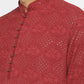 Chikankari Kurta Set With Motif Embroidery