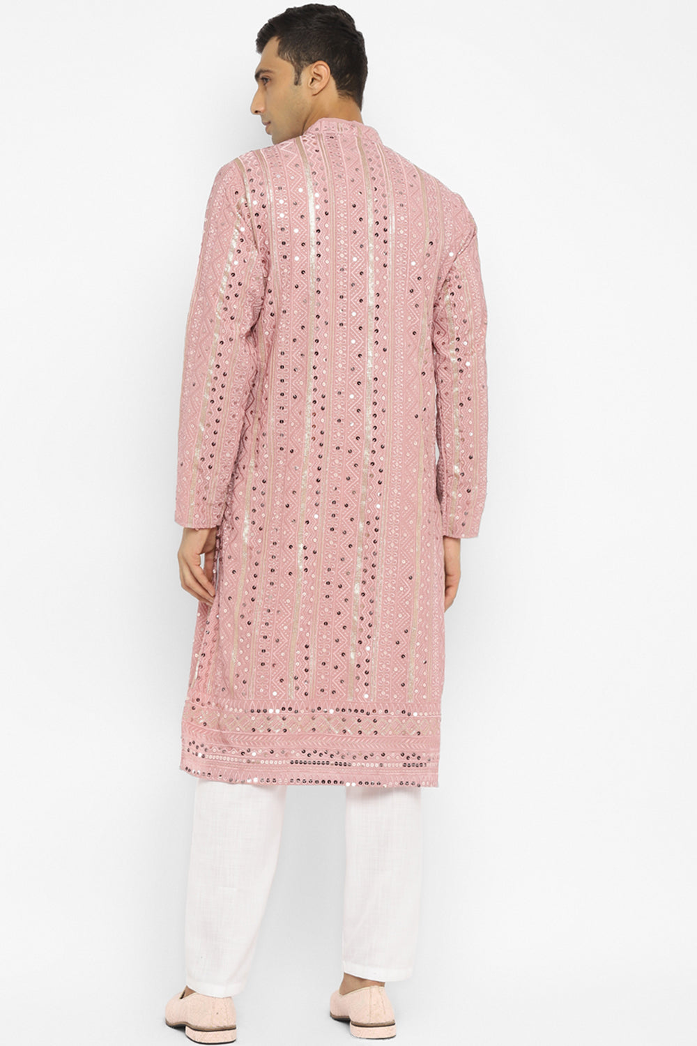 Formal Panel Embroidered Kurta Set