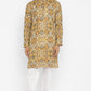 Formal Printed Kurta With Sequin Embroidery