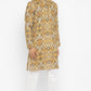 Formal Printed Kurta With Sequin Embroidery