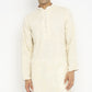 Triple Cream Modern Embroidered Kurta Set