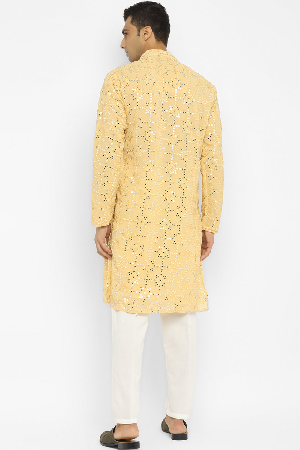 Modern Mirrorwork Embroidru Kurta Set