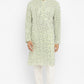 Modern Mirrorwork Embroidru Kurta Set