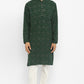 Chikankari Kurta Set With Motif Embroidery