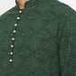 Chikankari Kurta Set With Motif Embroidery