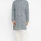 Sequin Chikankari Embroidery Kurta Set