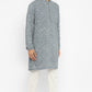 Sequin Chikankari Embroidery Kurta Set