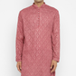 Chikankari Kurta Set With Motif Mirror Embroidery