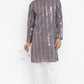 Panel Designed Sequin Embroidery Kurta Set