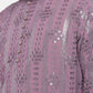 Panel Designed Sequin Embroidery Kurta Set