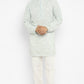 Sequin Chikankari Embroidery Kurta Set