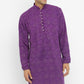 Chikankari Kurta Set With Motif Embroidery