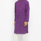 Chikankari Kurta Set With Motif Embroidery