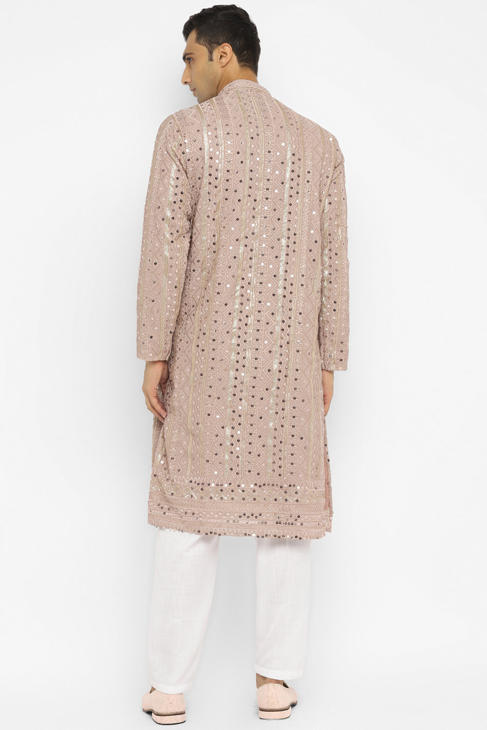 Formal Panel Embroidered Kurta Set