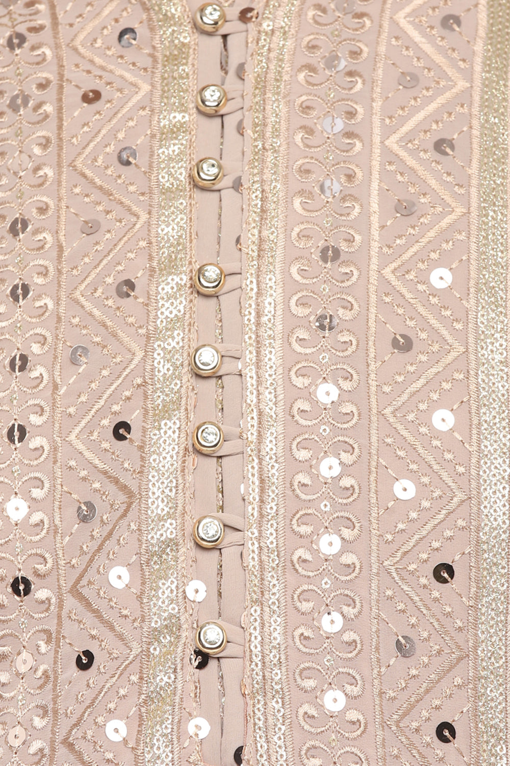 Formal Panel Embroidered Kurta Set