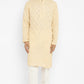 Chikankari Kurta Set With Motif Mirror Embroidery