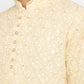 Chikankari Kurta Set With Motif Mirror Embroidery