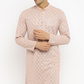 Geomettric Sequin Embroidery Kurta Set