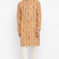 Formal Printed Kurta With Sequin Embroidery