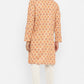 Formal Printed Kurta With Sequin Embroidery