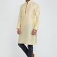 Mens Raw Silk Kurta With Loop Buttons