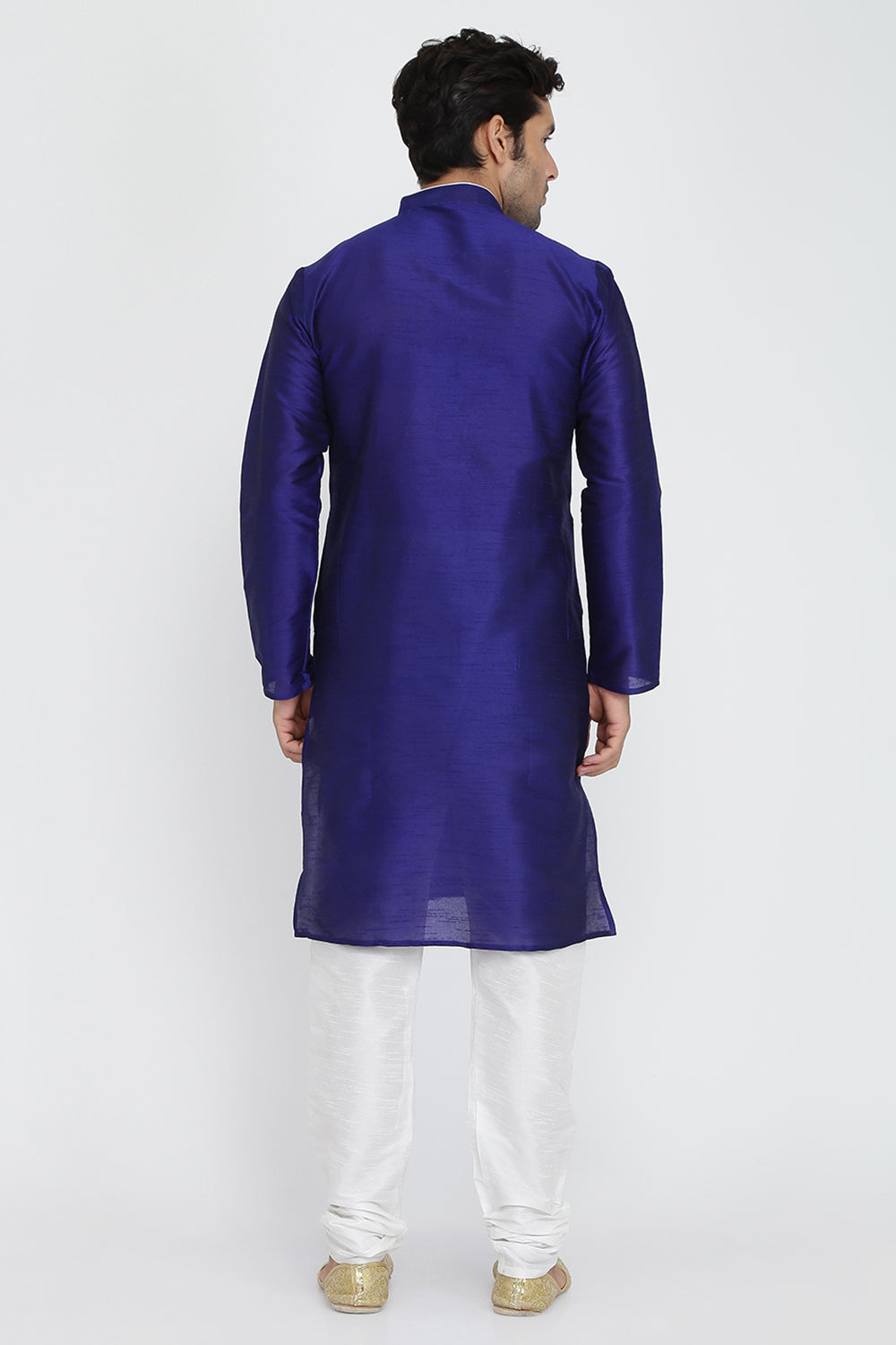 Mens Raw Silk Kurta Pyjama Set